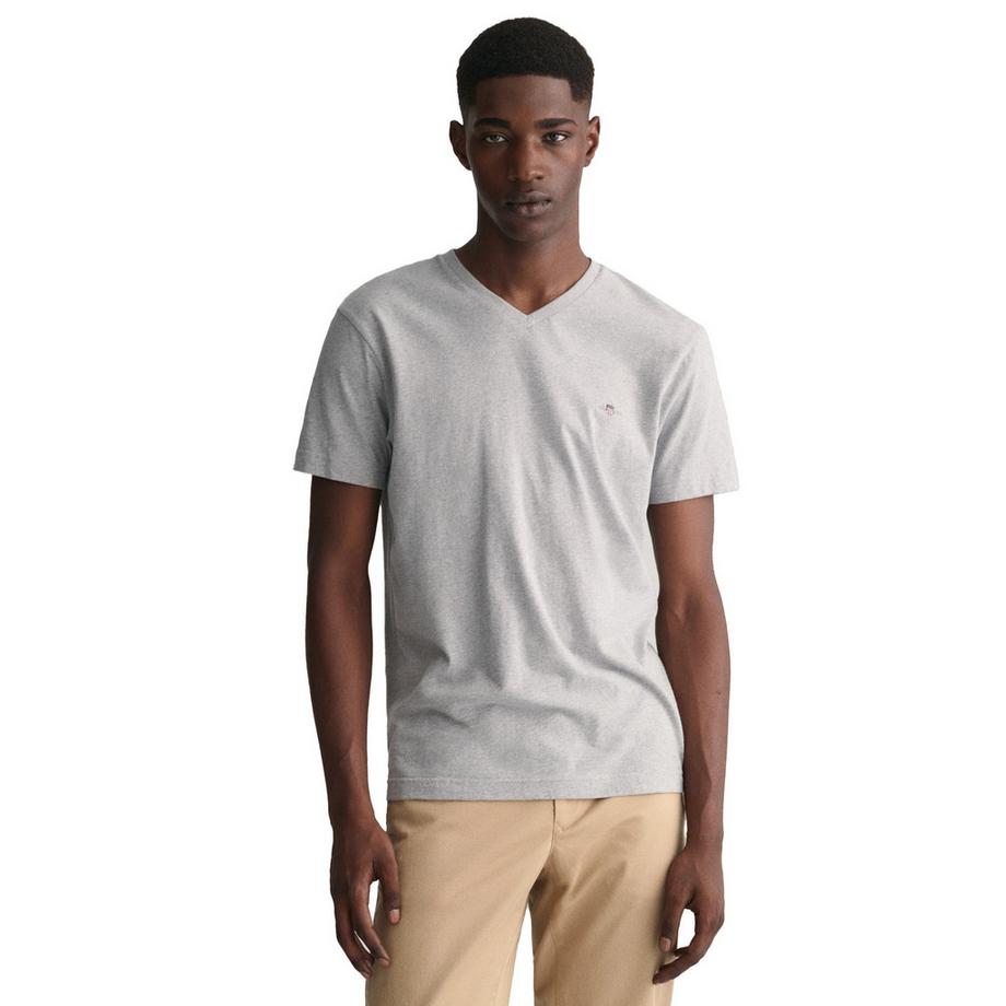 GANT Shield V-Neck Slim Fit T-Shirt  