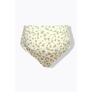 Ulla Popken  Culotte Bellieva en coton, large ceinture, motif pois 