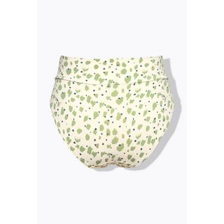 Ulla Popken  Culotte Bellieva en coton, large ceinture, motif pois 