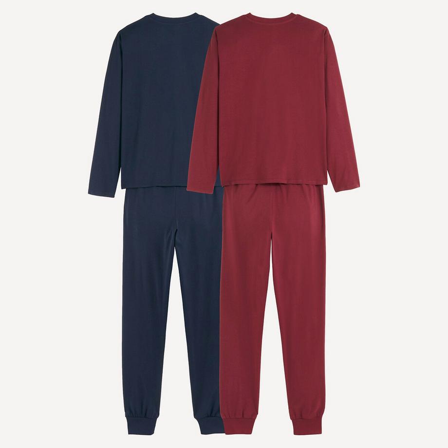 La Redoute Collections  2er-Set Baumwollpyjamas mit Skateboard-Motiven 