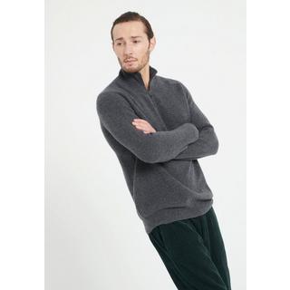 Studio Cashmere8  ZACH 2 Sweatshirt mit Reißverschluss und Kragen - 100% Kaschmir 