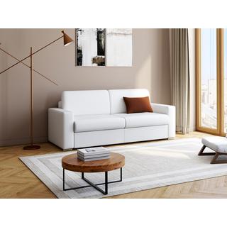 LINEA SOFA Schlafsofa mit Matratze 4Sitzer Kunstleder LiegeflächeMatratzenCALITO  