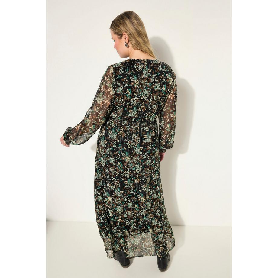 Studio Untold Maxi Abito Taglio Svasato Effetto Incrociato  