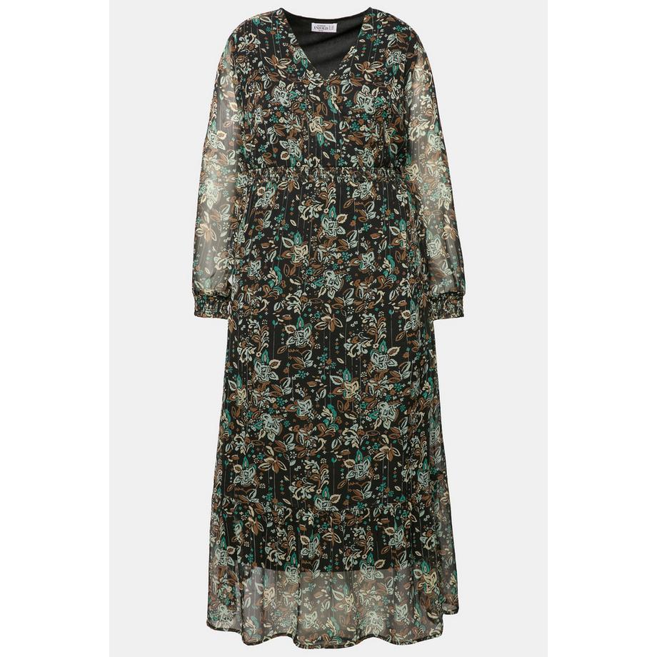 Studio Untold Maxi Abito Taglio Svasato Effetto Incrociato  