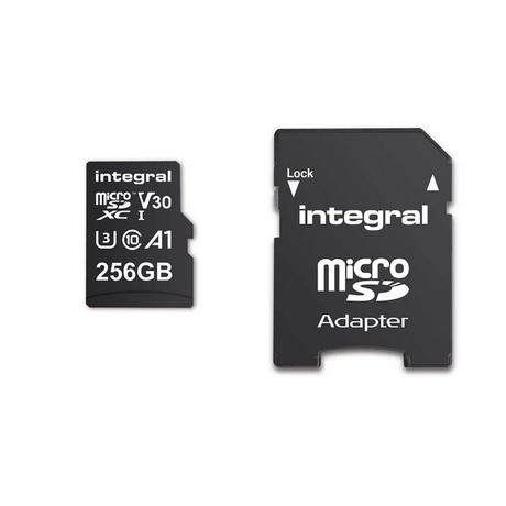 Nedis  256 GB di scheda di memoria microSDHC/XC V30 UHS-I U3 ad alta velocità 