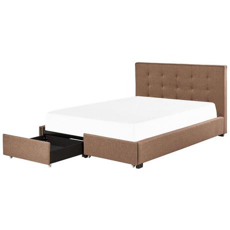 Beliani Letto contenitore en Poliestere Glamour ROCHELLE  