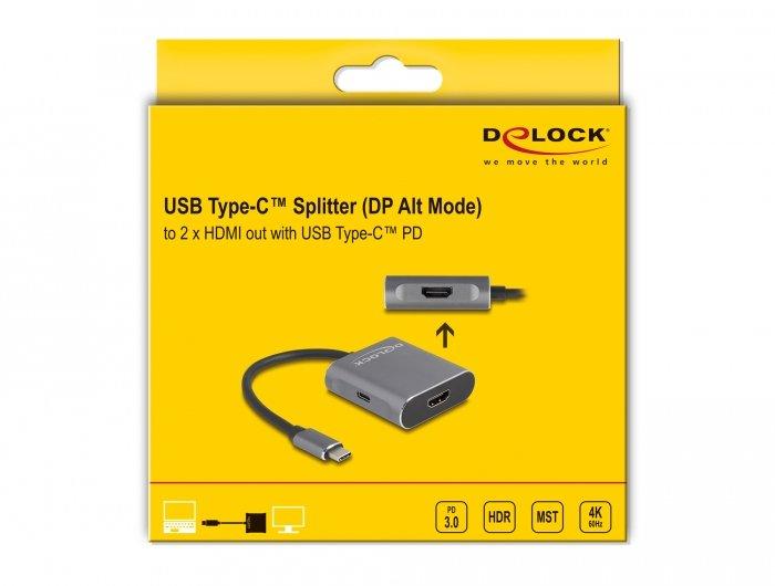 DeLock  DeLOCK 87805 Videosplitter HDMI 2x HDMI 