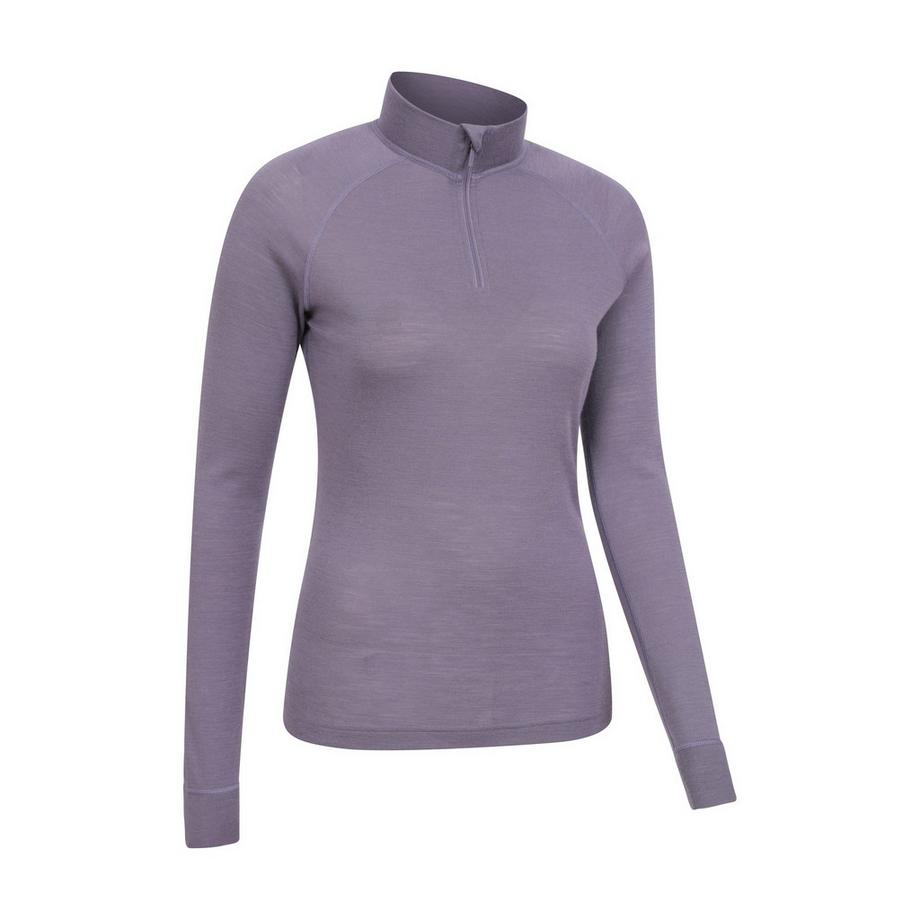Mountain Warehouse Haut thermique à manches longues avec quart de zip  