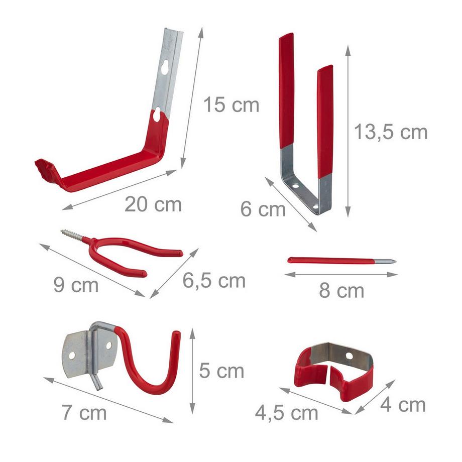 B2X  Werkzeughaken, 32-teilig 
