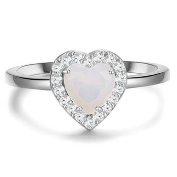 Femme Bague en argent Coeur