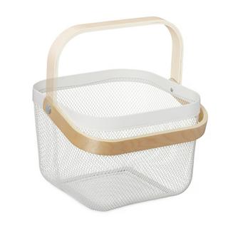 Northix Paniers en fil métallique avec poignées, lot de 2  