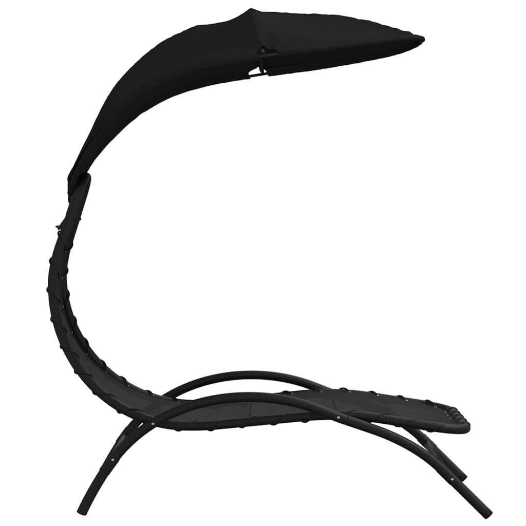 VidaXL lettino con tettuccio Acciaio  