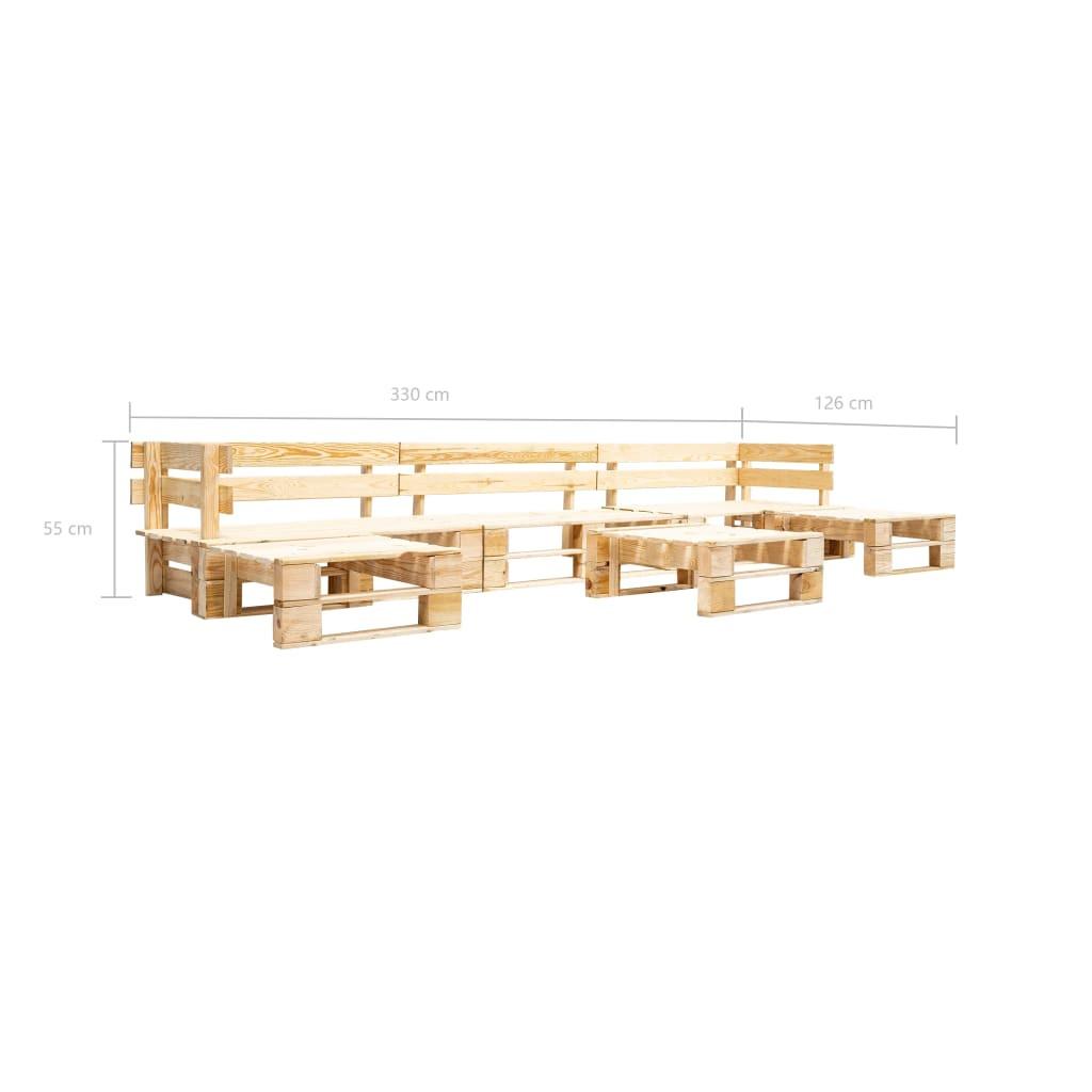 VidaXL divano Legno di pino impregnato  