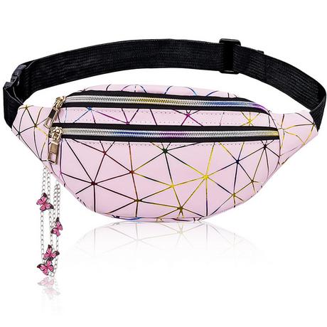 Only-bags.store Sac ceinture Kids Waterproof PU Leather Colorful Fanny Pack for Teenagers with Adjustable Strap, Multiple Zipper Pockets Sac ceinture Kids Waterproof PU Leather Colorful Fanny Pack for Teenagers with Adjustable Strap, Multiple Zipper Pockets 