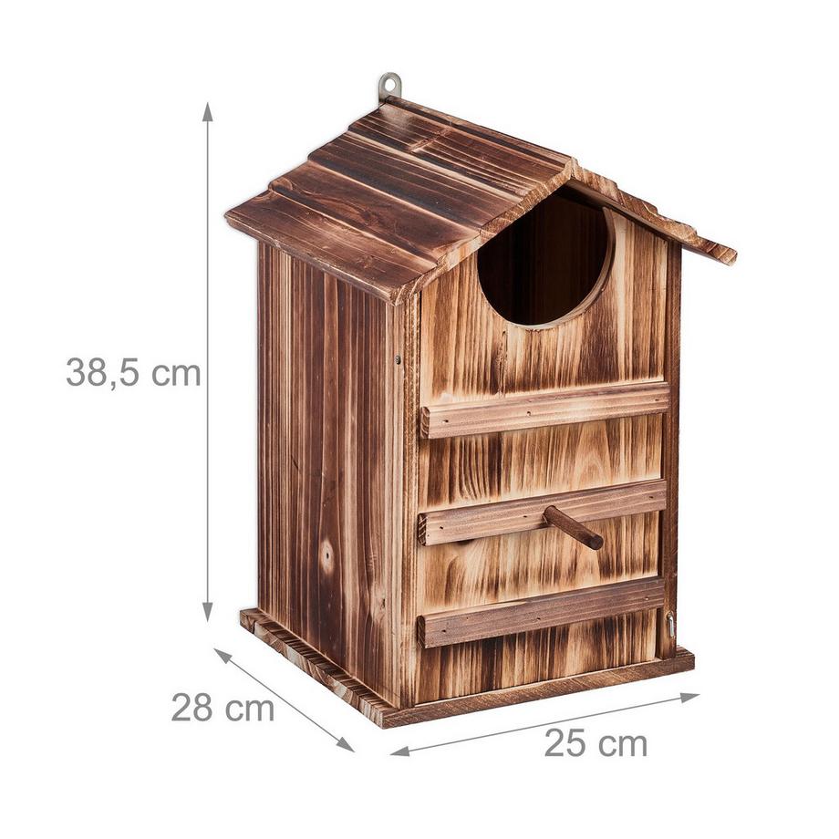 B2X  Eulennistkasten Holz 