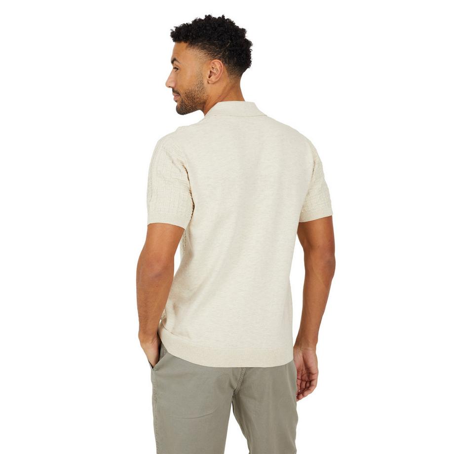 Brave Soul Camicia a Maniche Corte Collo Revere  