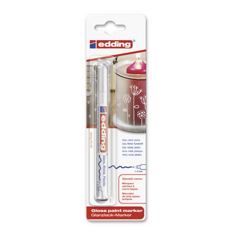 Edding EDDING Paintmarker 751 CREA 1-2mm 751BLI-49 CREA weiss Blister  