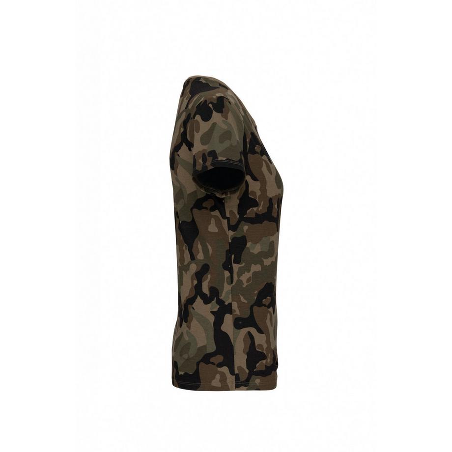 Kariban T-Shirt Manches Courtes Imprimé Camo  