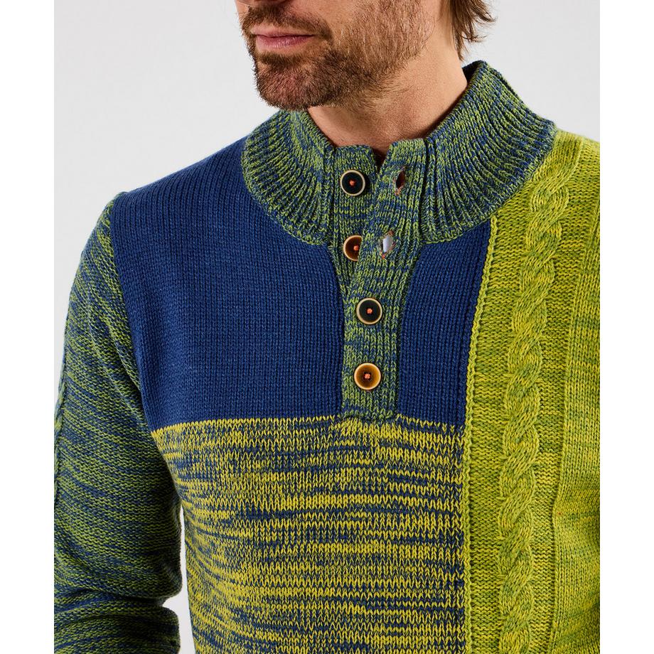 Joe Browns Pull Tricoté Col Entonnoir Couleurs Contrastées  