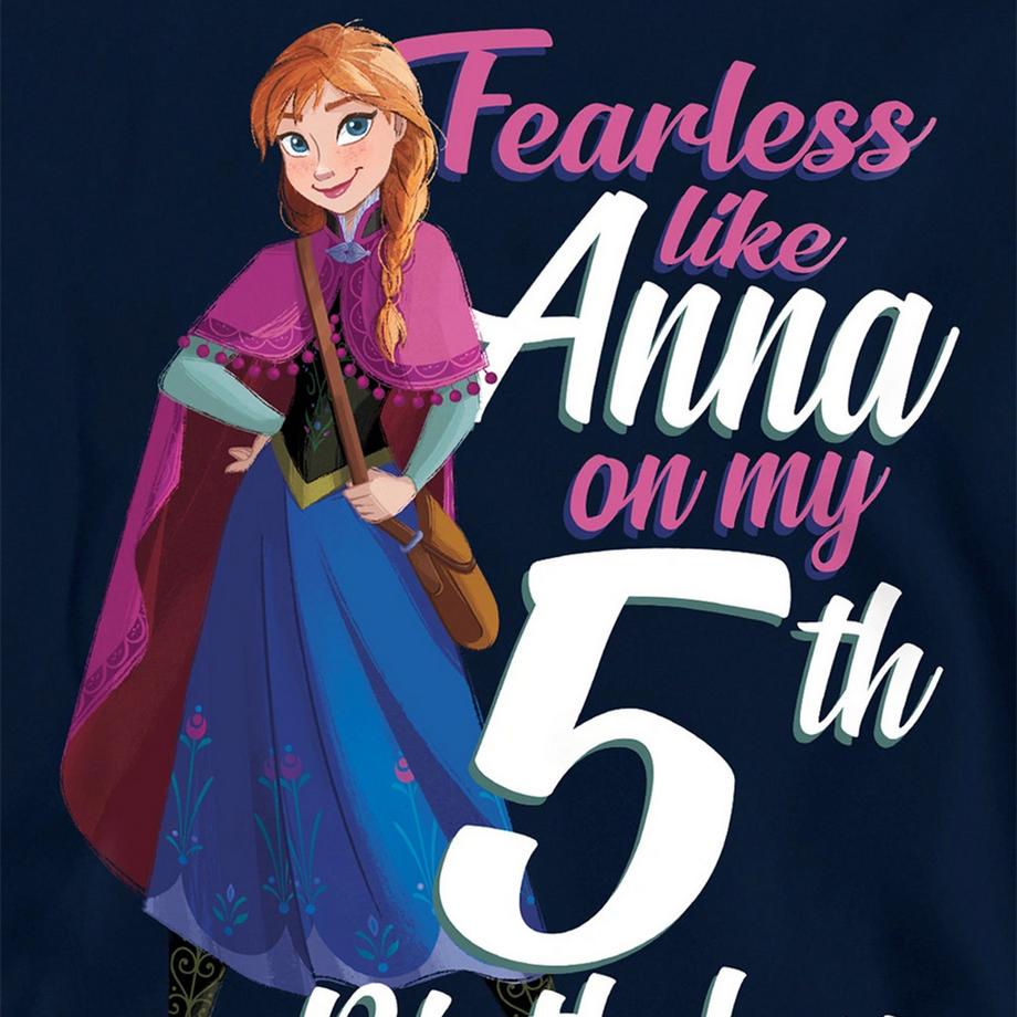 FROZEN  Sweat À Capuche 5ème Anniversaire Fearless Like Anna 