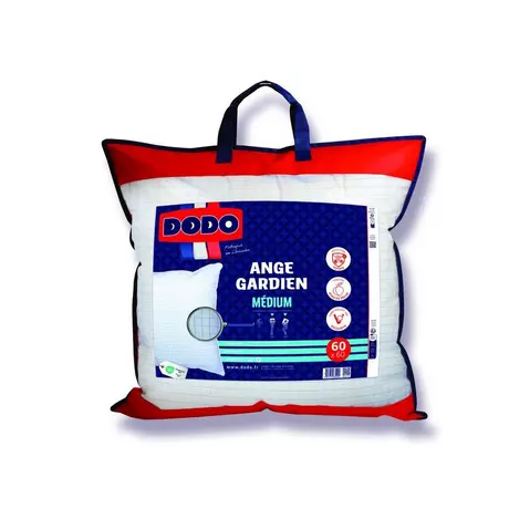 Oreiller médium DODO 60x60 cm - Protection anti punaise, anti acarien