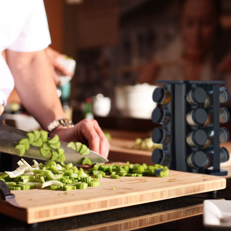 B2X  Gewürzkarussell mit 16 Gewürzgläsern 