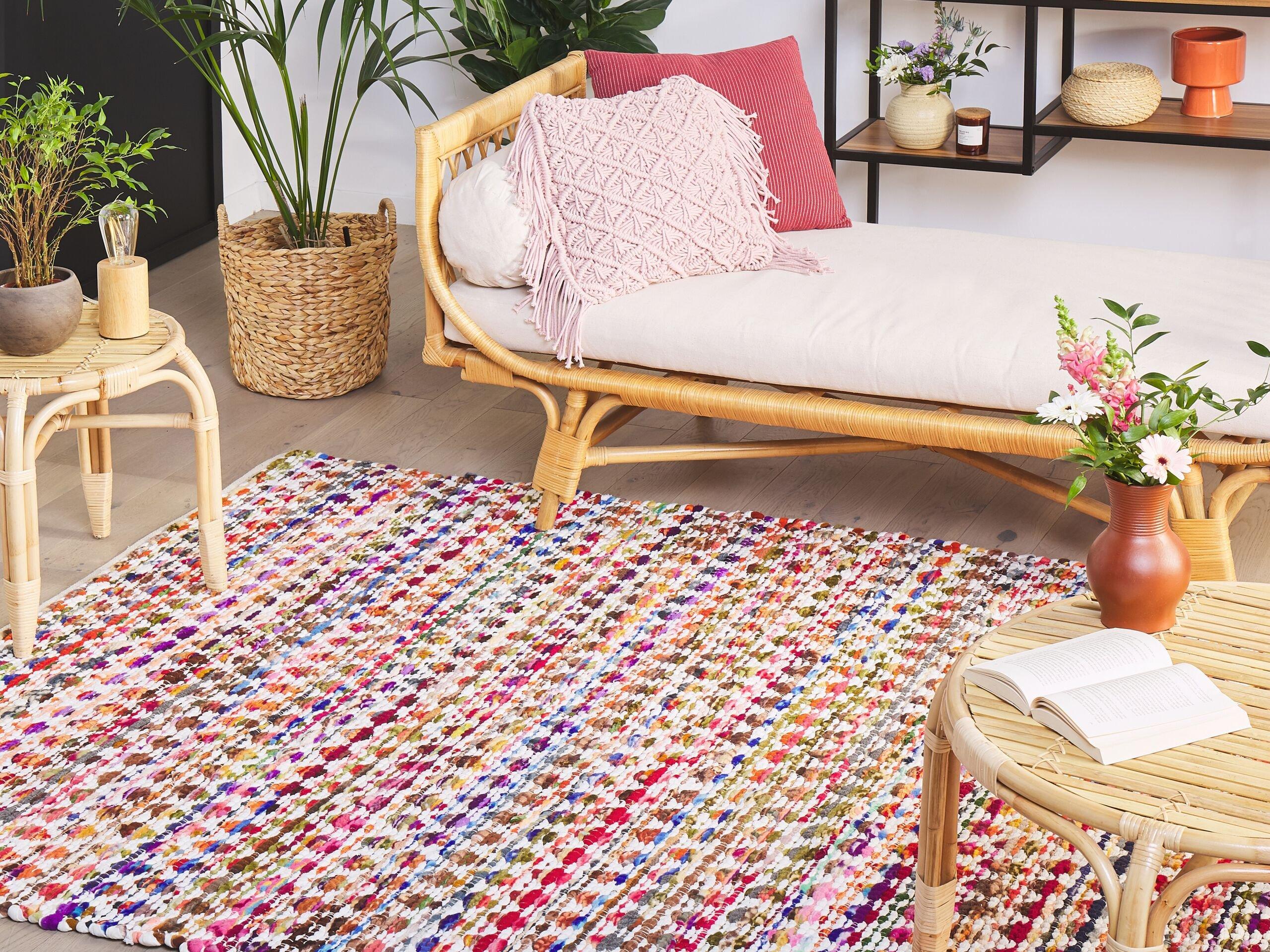 Beliani Tapis en Polyester Boho ARAKLI  