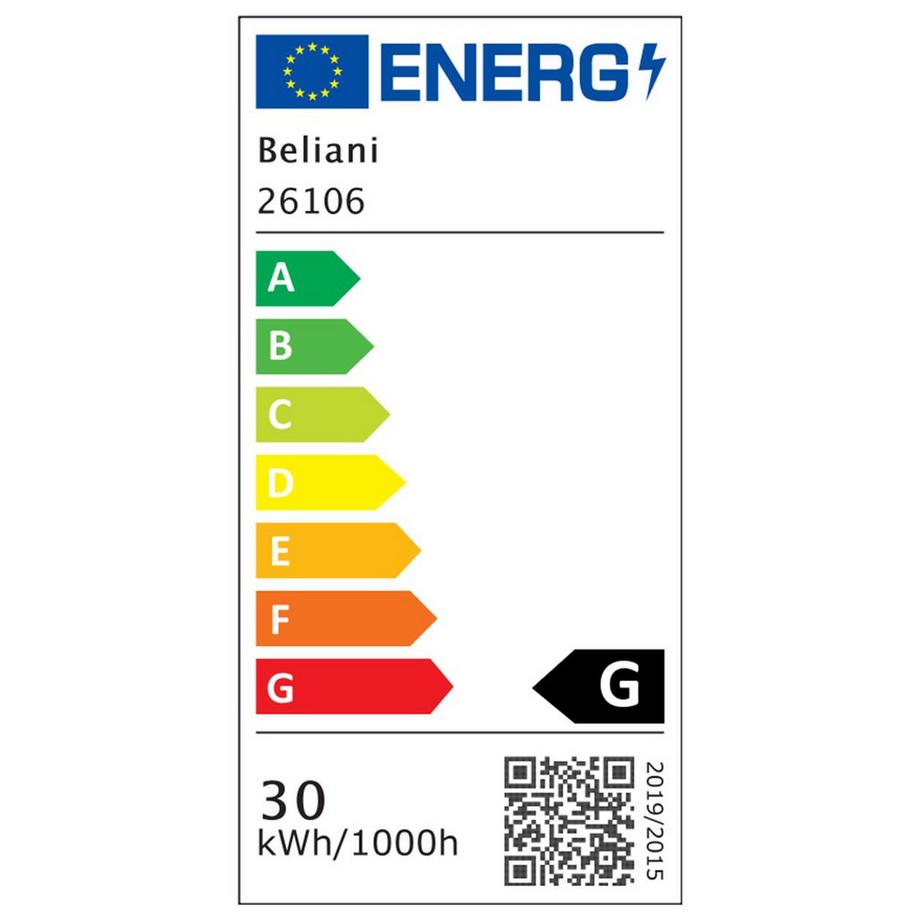 Beliani LED Aussenwandleuchte aus Stahl  ROSALIE  