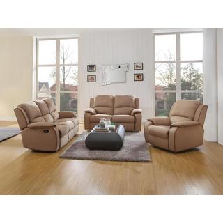 Vente-unique Relaxsofa Microfaser 3Sitzer HERNANI  