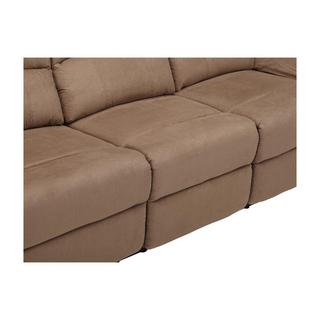 Vente-unique Relaxsofa Microfaser 3Sitzer HERNANI  