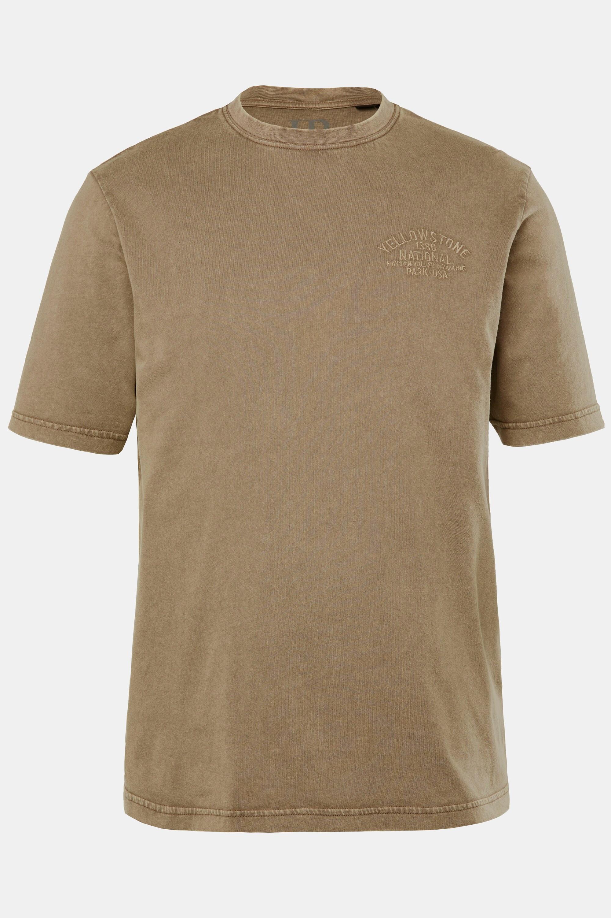 JP1880 T-shirt Manches Courtes Effet Vintage Brodé  