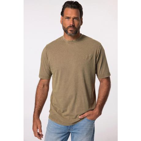 JP1880 T-shirt Manches Courtes Effet Vintage Brodé  