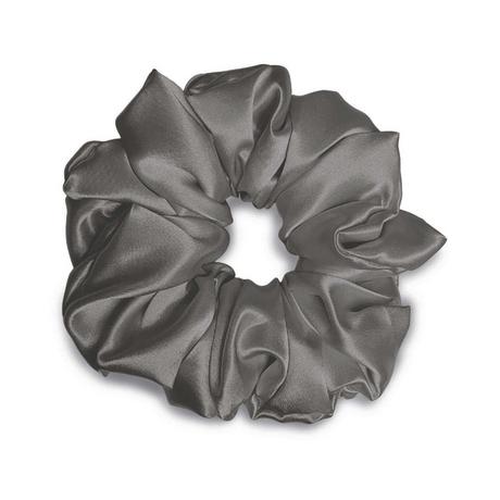 VBEAUTY  Premium Seiden Scrunchie - Anthrazit 