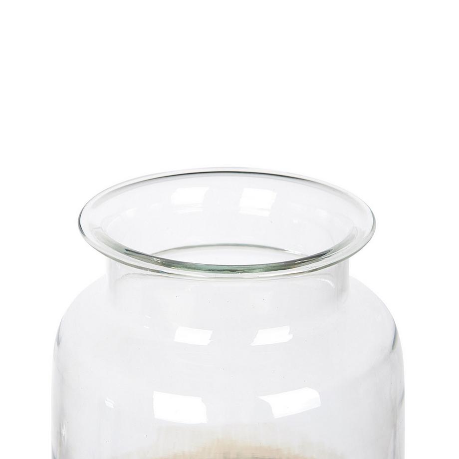 Beliani Vase à fleurs en Verre Moderne BHATURE  