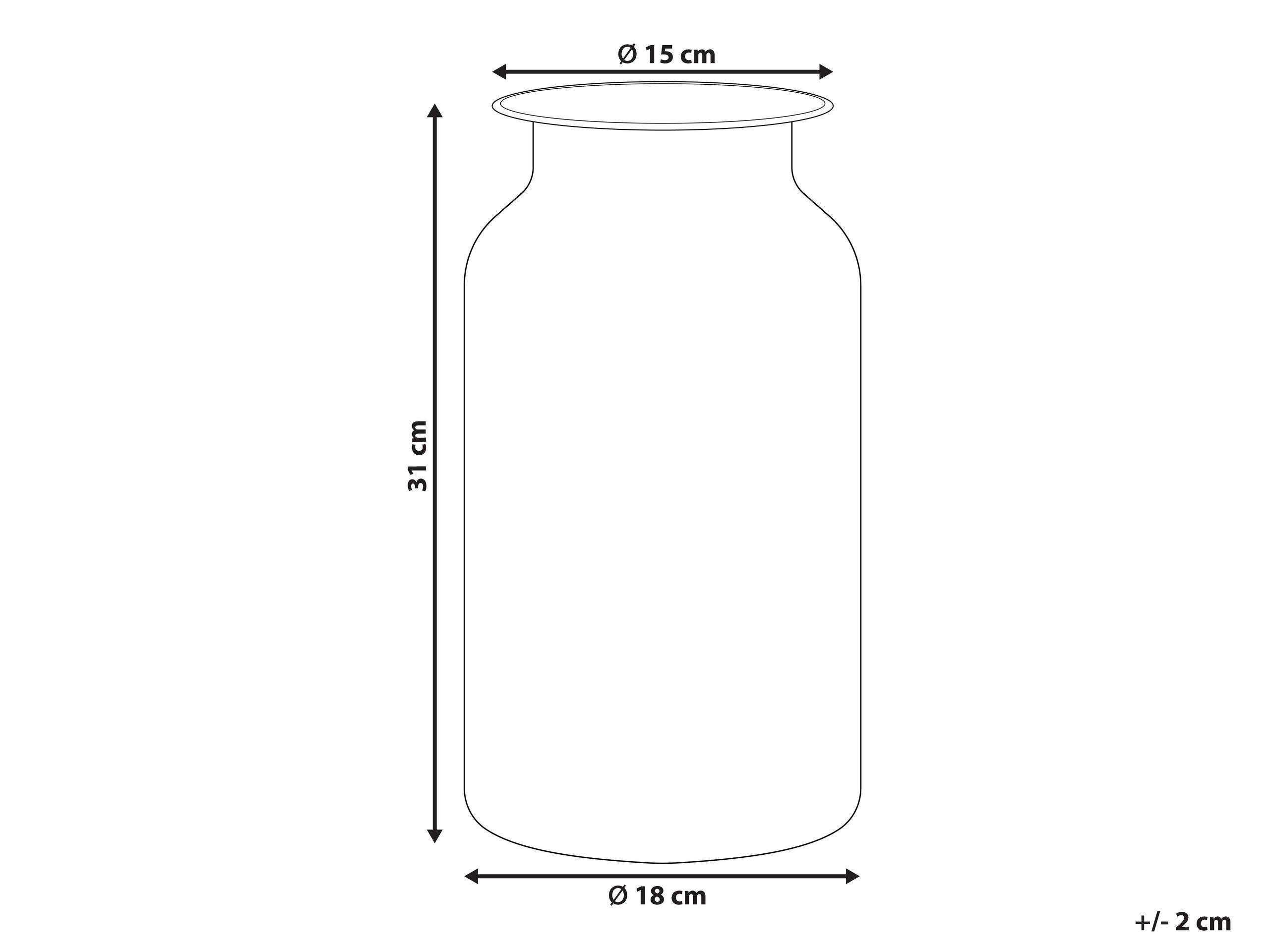 Beliani Dekoration aus Glas Modern BHATURE  