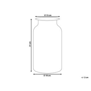 Beliani Dekoration aus Glas Modern BHATURE  