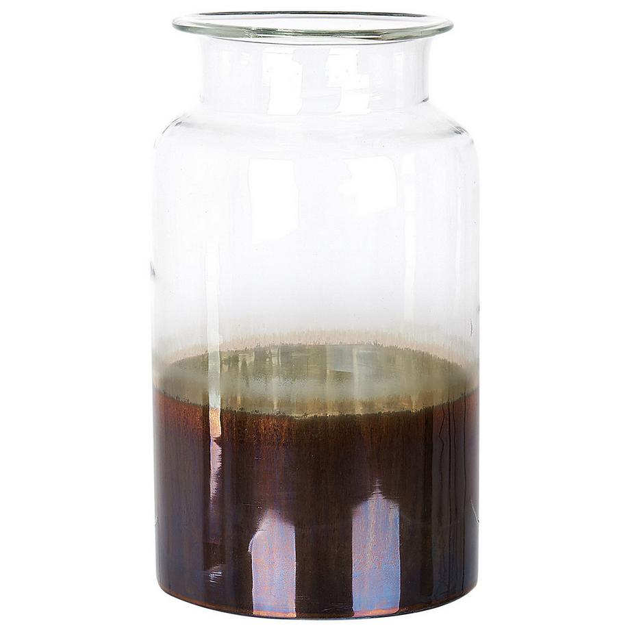 Beliani Vase à fleurs en Verre Moderne BHATURE  