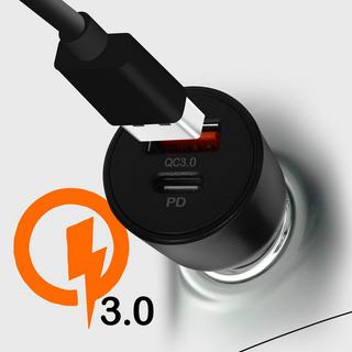 Avizar  USB-C Autoladegerät 18W + USB 