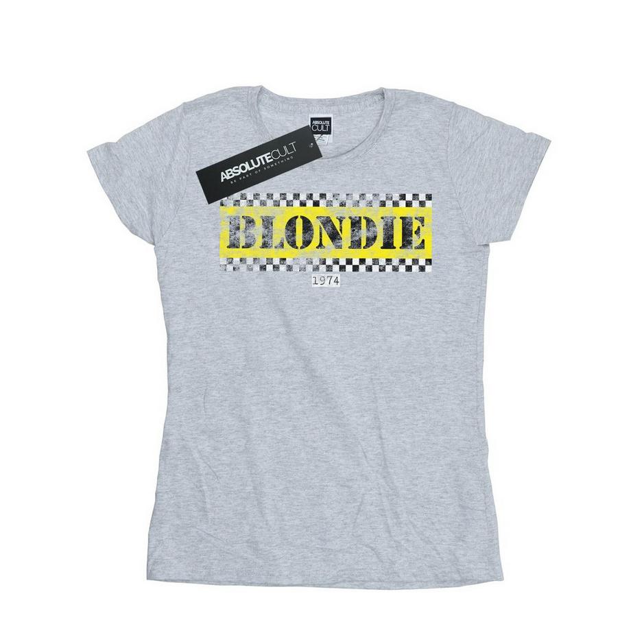 Blondie 1974 T-Shirt a Scacchi  
