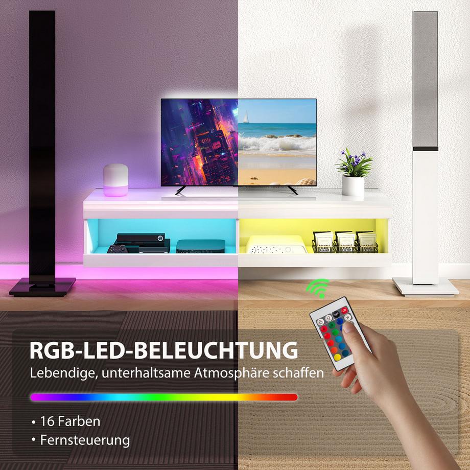 HOMCOM Meuble TV  