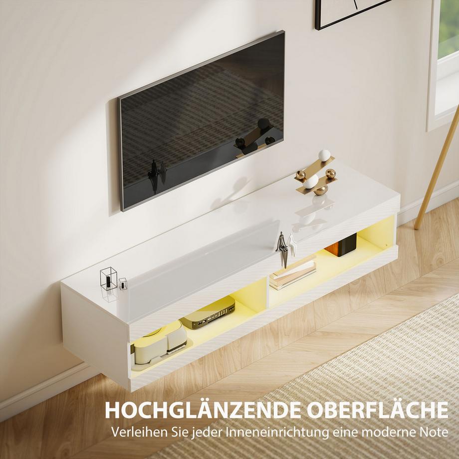 HOMCOM Meuble TV  