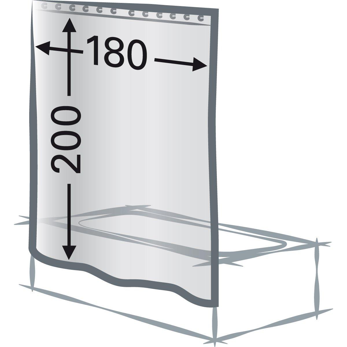 diaqua Tenda da doccia tessile Emo  