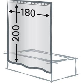 diaqua Tenda da doccia tessile Emo  