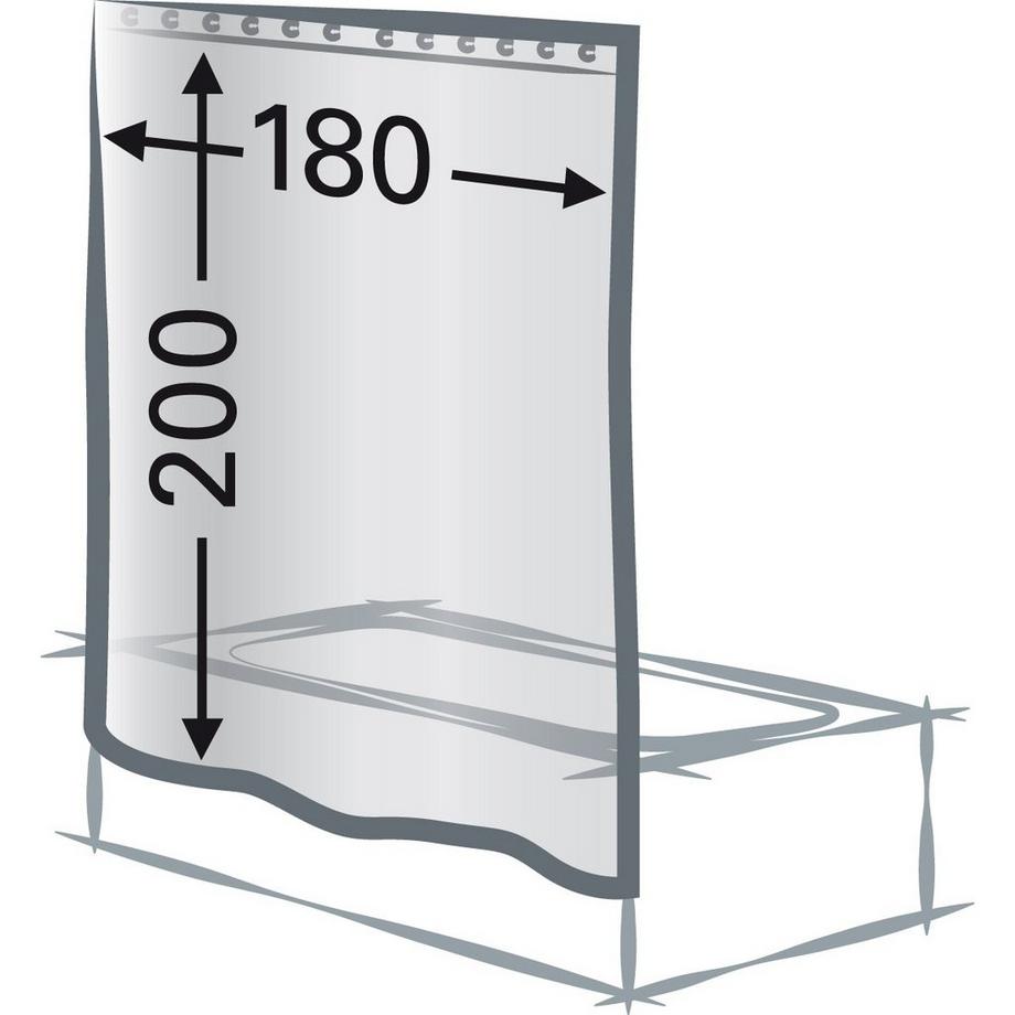 diaqua Tenda da doccia tessile Emo  