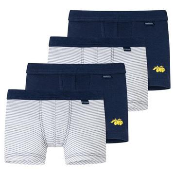 à fines côtes Organic Cotton lot de 4 - Boxers