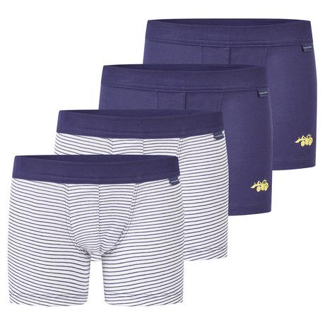 Schiesser  4er Pack Kids Boys Feinripp Organic Cotton - Retro-Short / Pant 