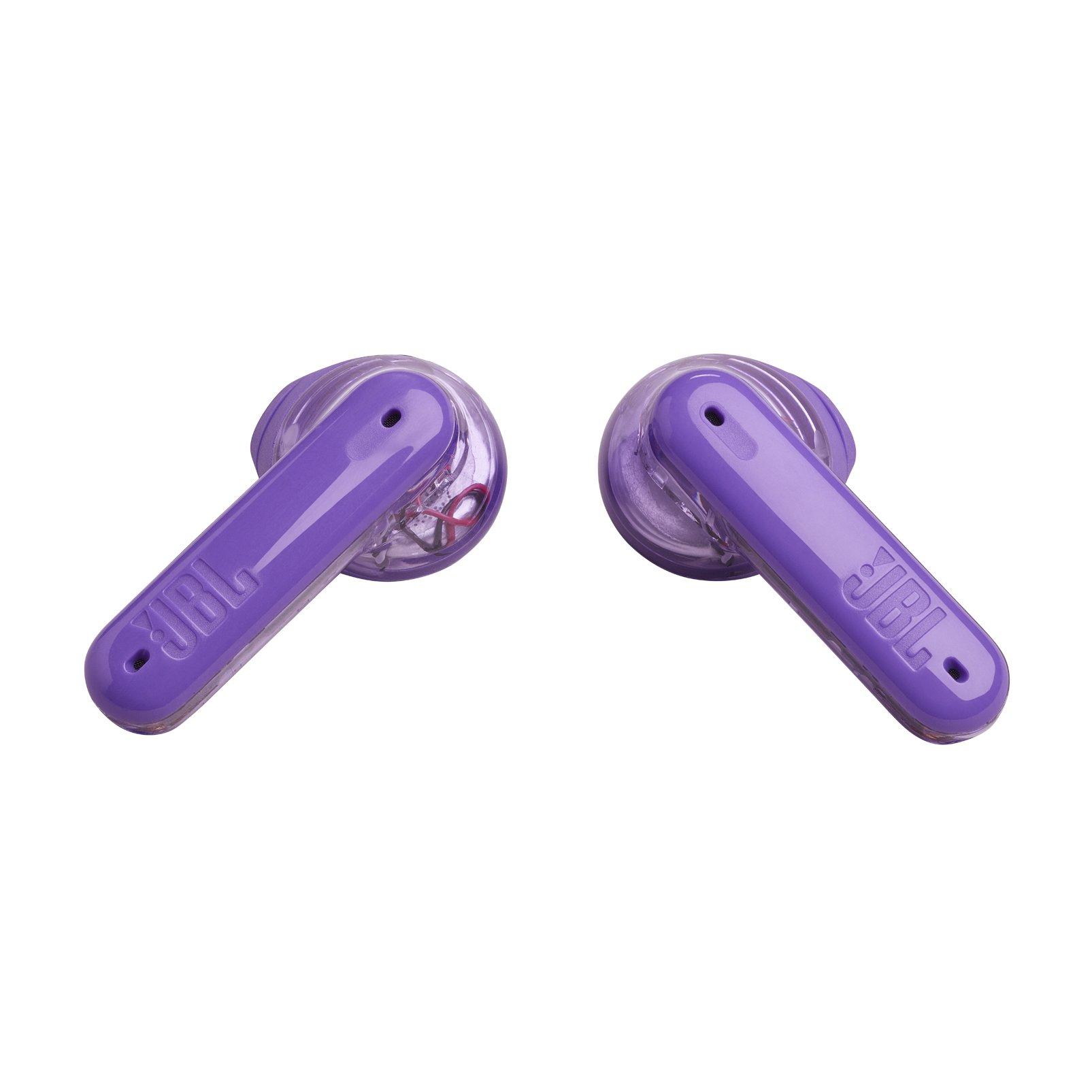 JBL  JBL Tune Flex Ghost Edition Kopfhörer True Wireless Stereo (TWS) im Ohr AnrufeMusik Bluetooth Violett, Durchscheinend 