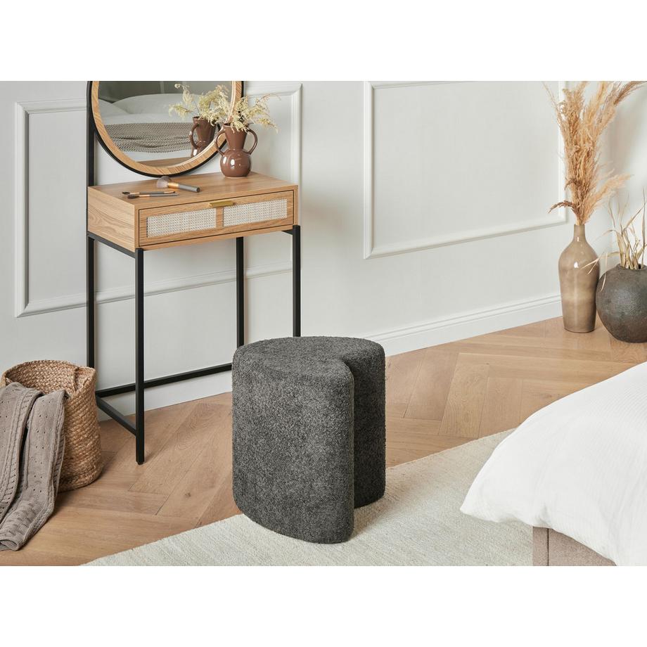 Beliani Pouf en Ciniglia Scandinavo SCOTIA  
