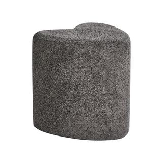 Beliani Pouf aus Chenillegewebe Skandinavisch SCOTIA  