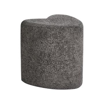 Pouf aus Chenillegewebe Skandinavisch SCOTIA